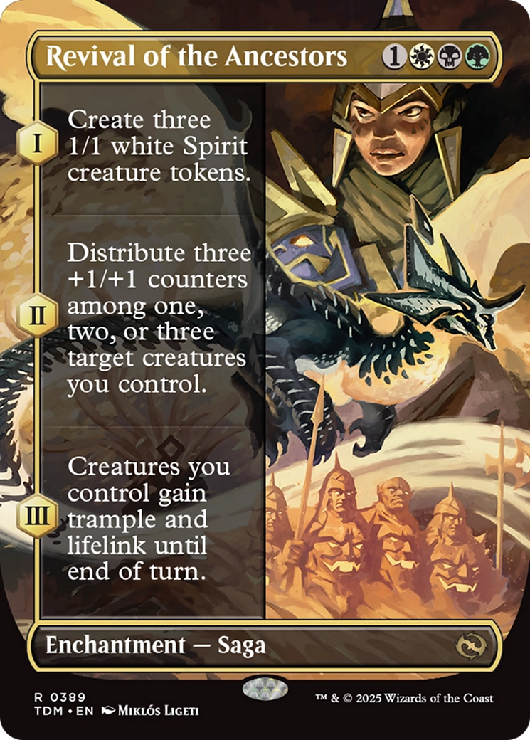 Revival of the Ancestors (Borderless) [Tarkir: Dragonstorm] | GrognardGamesBatavia