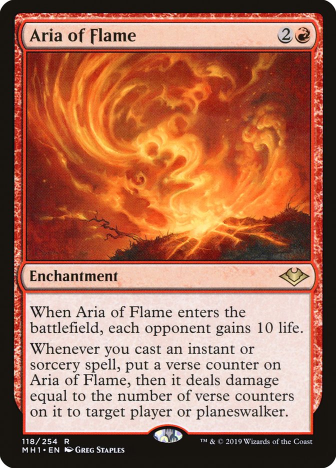 Aria of Flame [Modern Horizons] | GrognardGamesBatavia