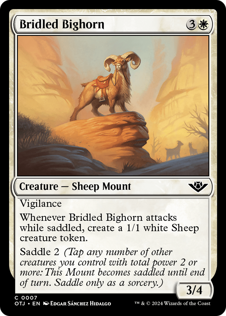 Bridled Bighorn [Outlaws of Thunder Junction] | GrognardGamesBatavia