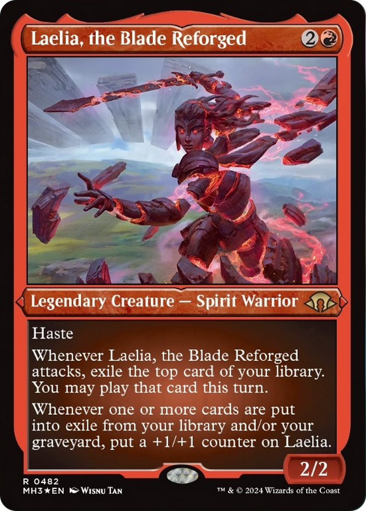 Laelia, the Blade Reforged (Foil Etched) [Modern Horizons 3] | GrognardGamesBatavia