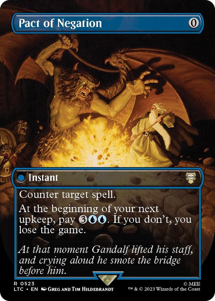 Pact of Negation (Borderless) [The Lord of the Rings: Tales of Middle-Earth Commander] | GrognardGamesBatavia