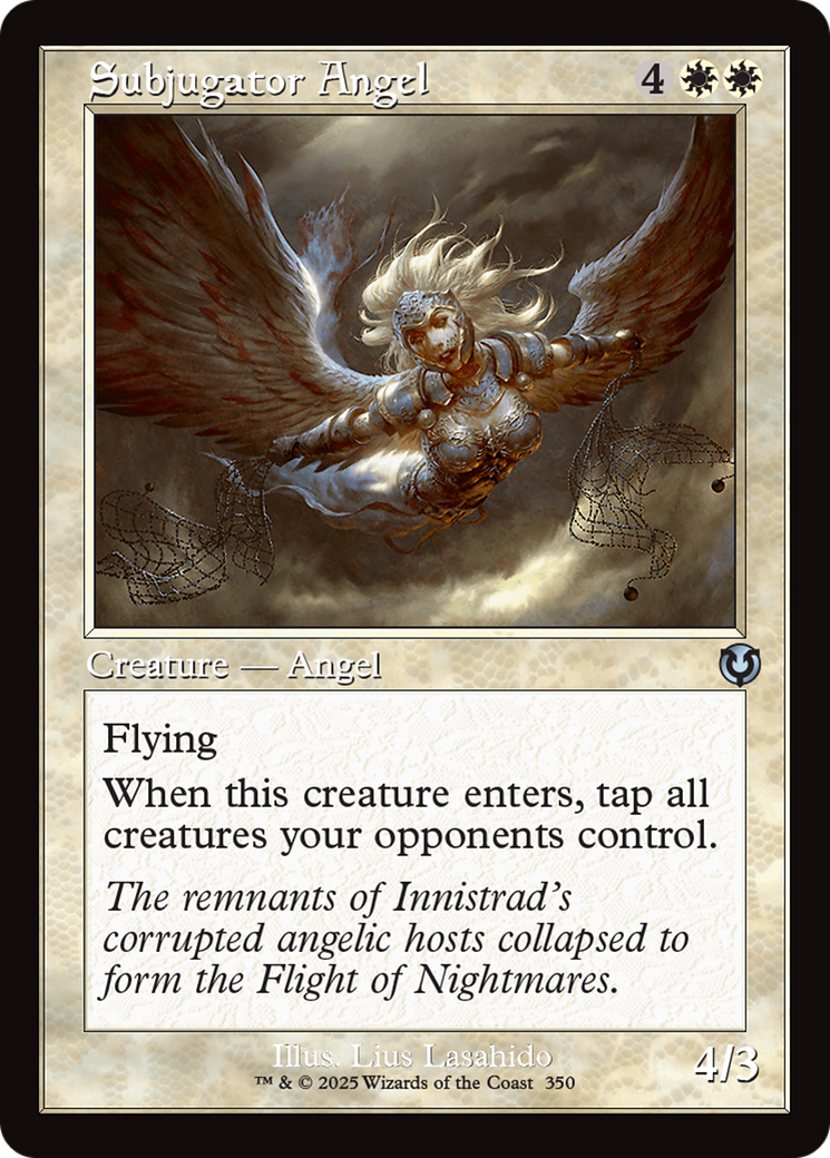 Subjugator Angel (Retro Frame) [Innistrad Remastered] | GrognardGamesBatavia