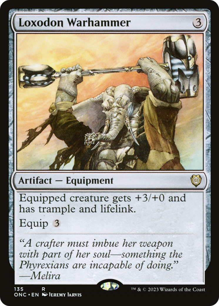 Loxodon Warhammer [Phyrexia: All Will Be One Commander] | GrognardGamesBatavia