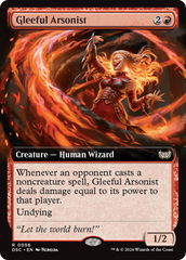 Gleeful Arsonist (Extended Art) [Duskmourn: House of Horror Commander] | GrognardGamesBatavia