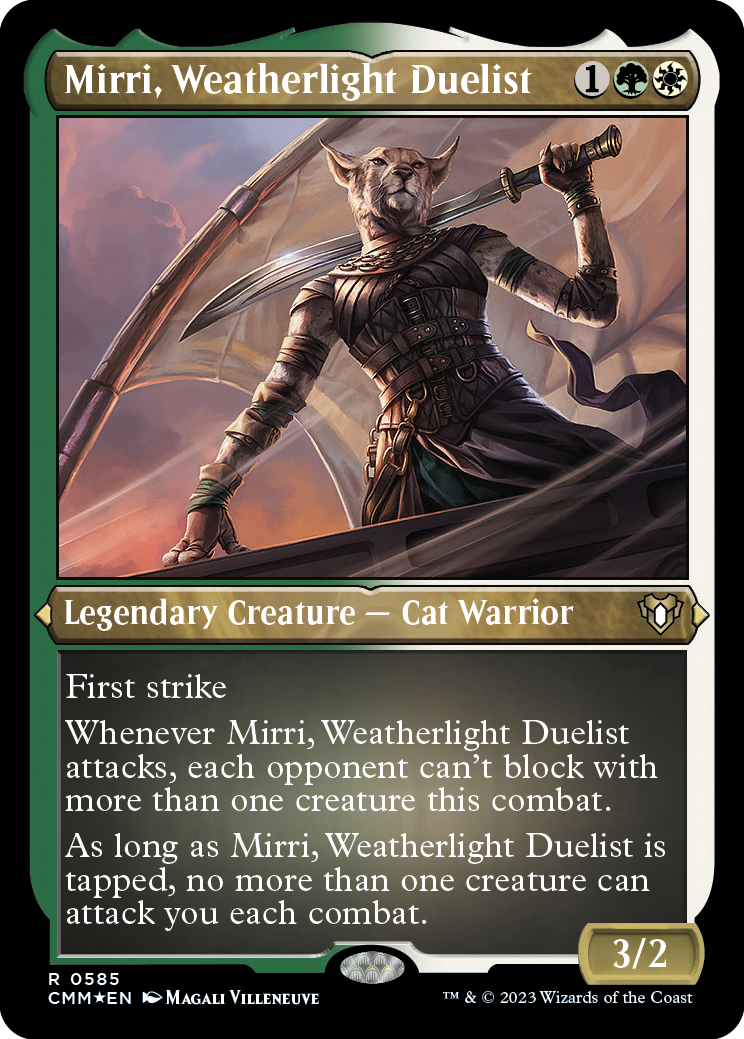 Mirri, Weatherlight Duelist (Foil Etched) [Commander Masters] | GrognardGamesBatavia