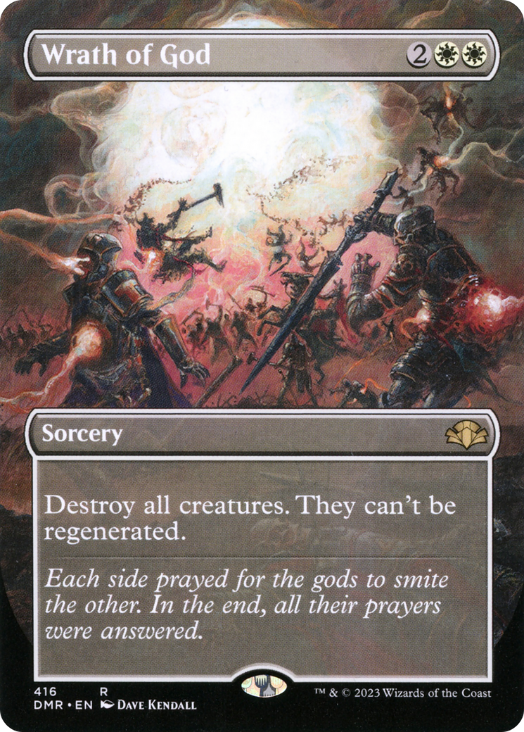 Wrath of God (Borderless Alternate Art) [Dominaria Remastered] | GrognardGamesBatavia