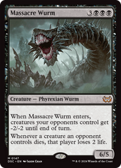 Massacre Wurm [Duskmourn: House of Horror Commander] | GrognardGamesBatavia