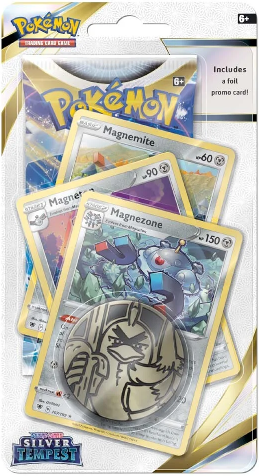 Sword & Shield: Silver Tempest - Single Pack Blister (Magnezone, Magneton, Magnemite) | GrognardGamesBatavia