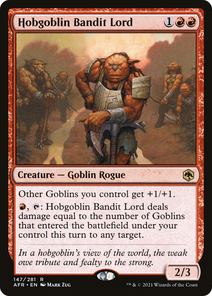 Hobgoblin Bandit Lord [Dungeons & Dragons: Adventures in the Forgotten Realms] | GrognardGamesBatavia