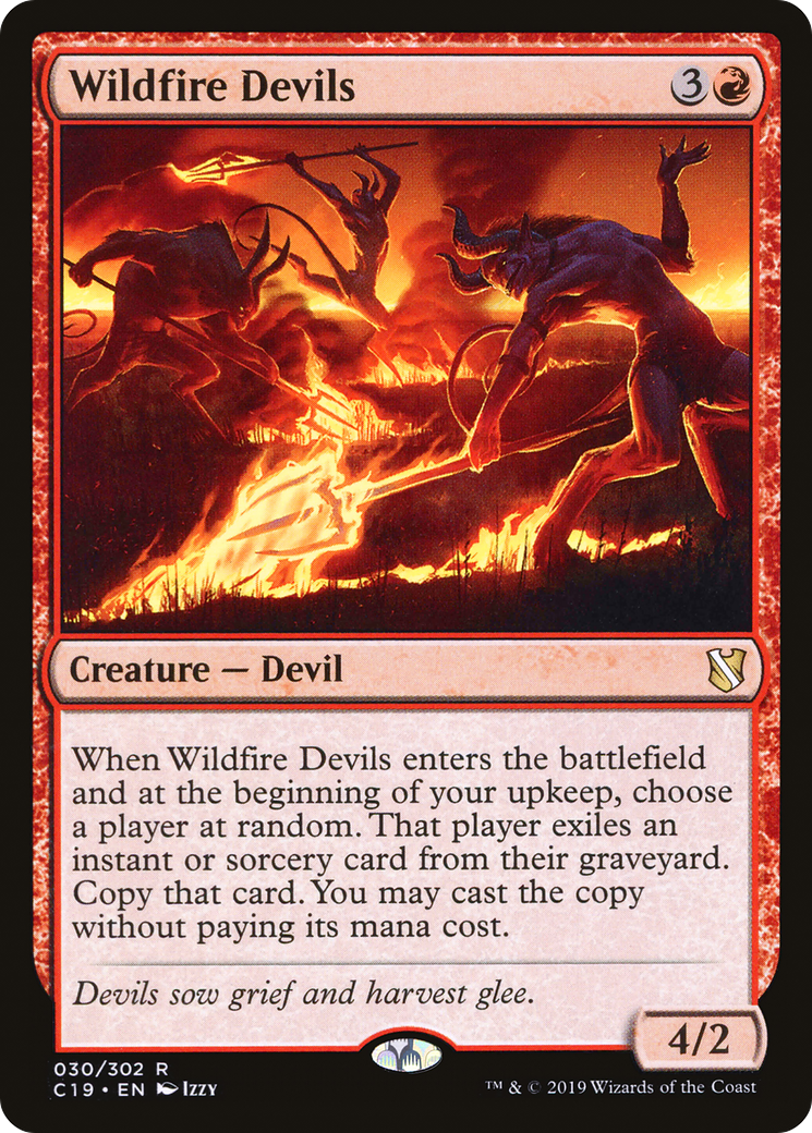 Wildfire Devils [Commander 2019] | GrognardGamesBatavia