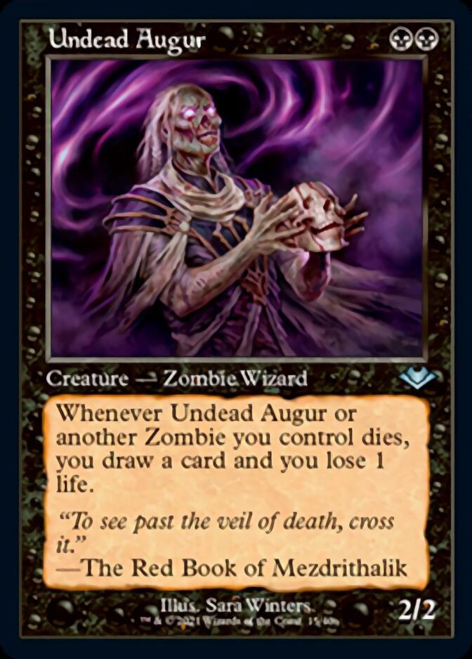 Undead Augur (Retro Foil Etched) [Modern Horizons] | GrognardGamesBatavia