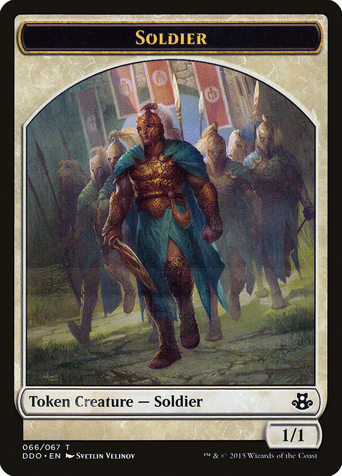 Soldier Token [Duel Decks: Elspeth vs. Kiora] | GrognardGamesBatavia