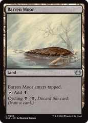 Barren Moor [Duskmourn: House of Horror Commander] | GrognardGamesBatavia