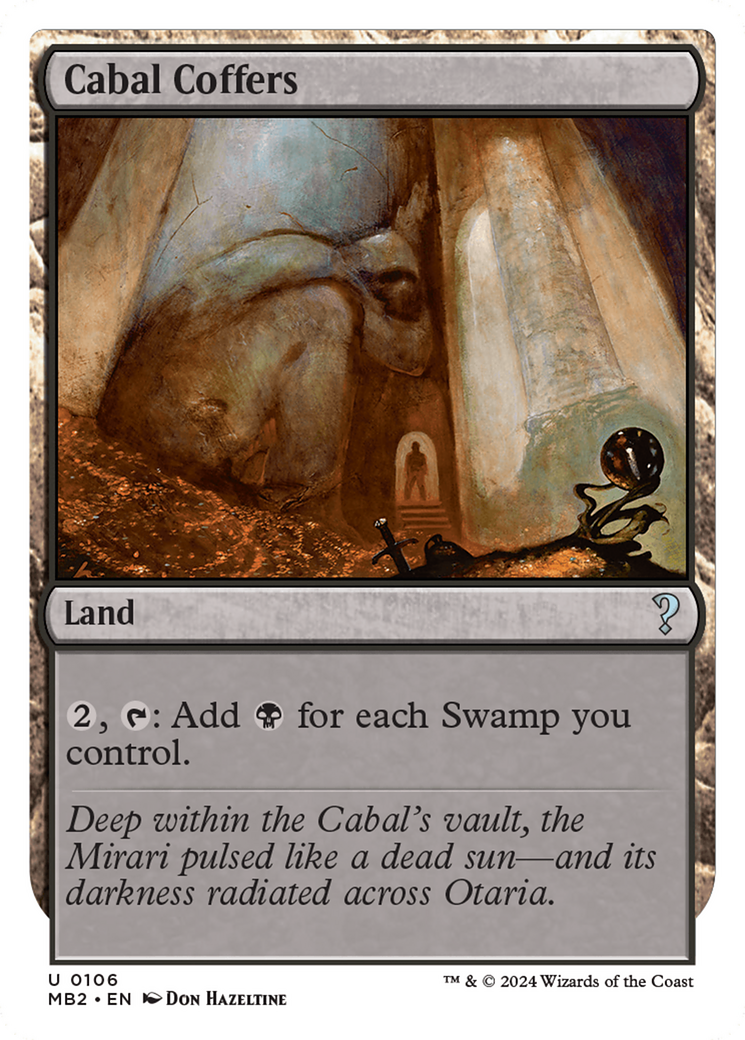 Cabal Coffers (White Border) [Mystery Booster 2] | GrognardGamesBatavia