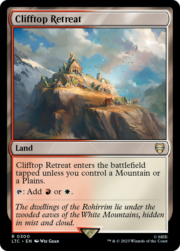 Clifftop Retreat [The Lord of the Rings: Tales of Middle-Earth Commander] | GrognardGamesBatavia