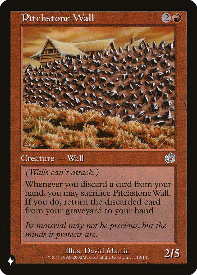 Pitchstone Wall [The List Reprints] | GrognardGamesBatavia