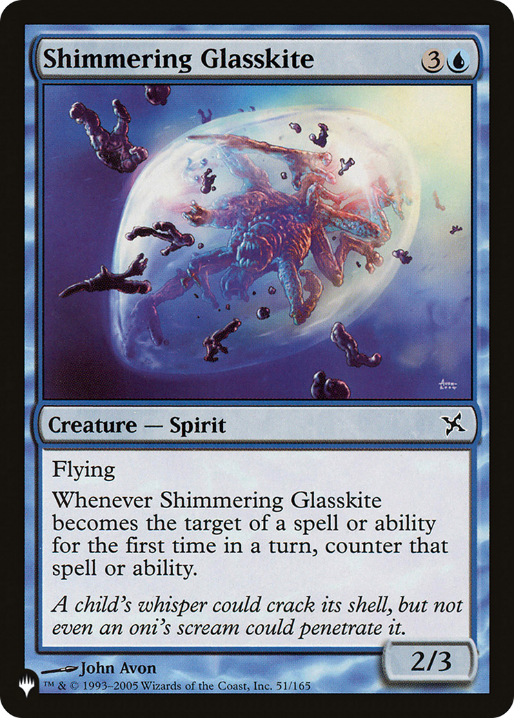 Shimmering Glasskite [The List Reprints] | GrognardGamesBatavia