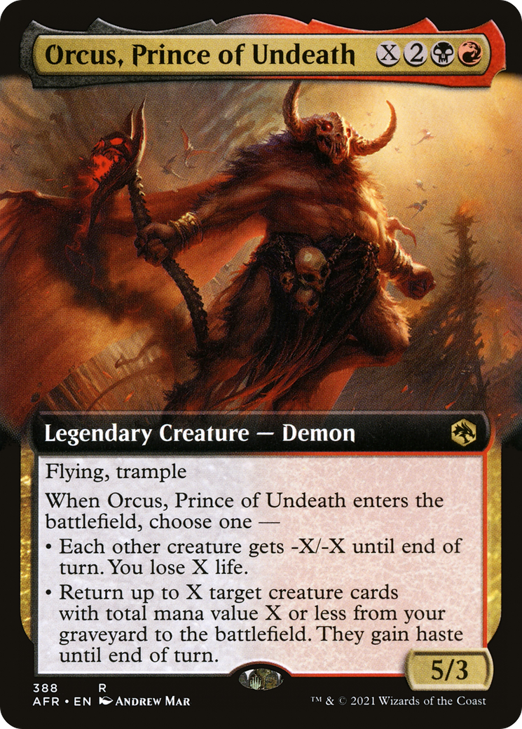 Orcus, Prince of Undeath (Extended Art) [Dungeons & Dragons: Adventures in the Forgotten Realms] | GrognardGamesBatavia