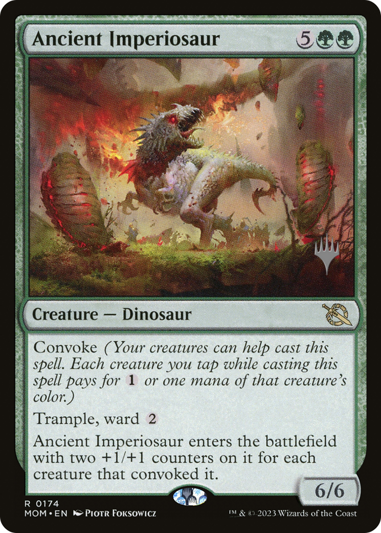 Ancient Imperiosaur (Promo Pack) [March of the Machine Promos] | GrognardGamesBatavia