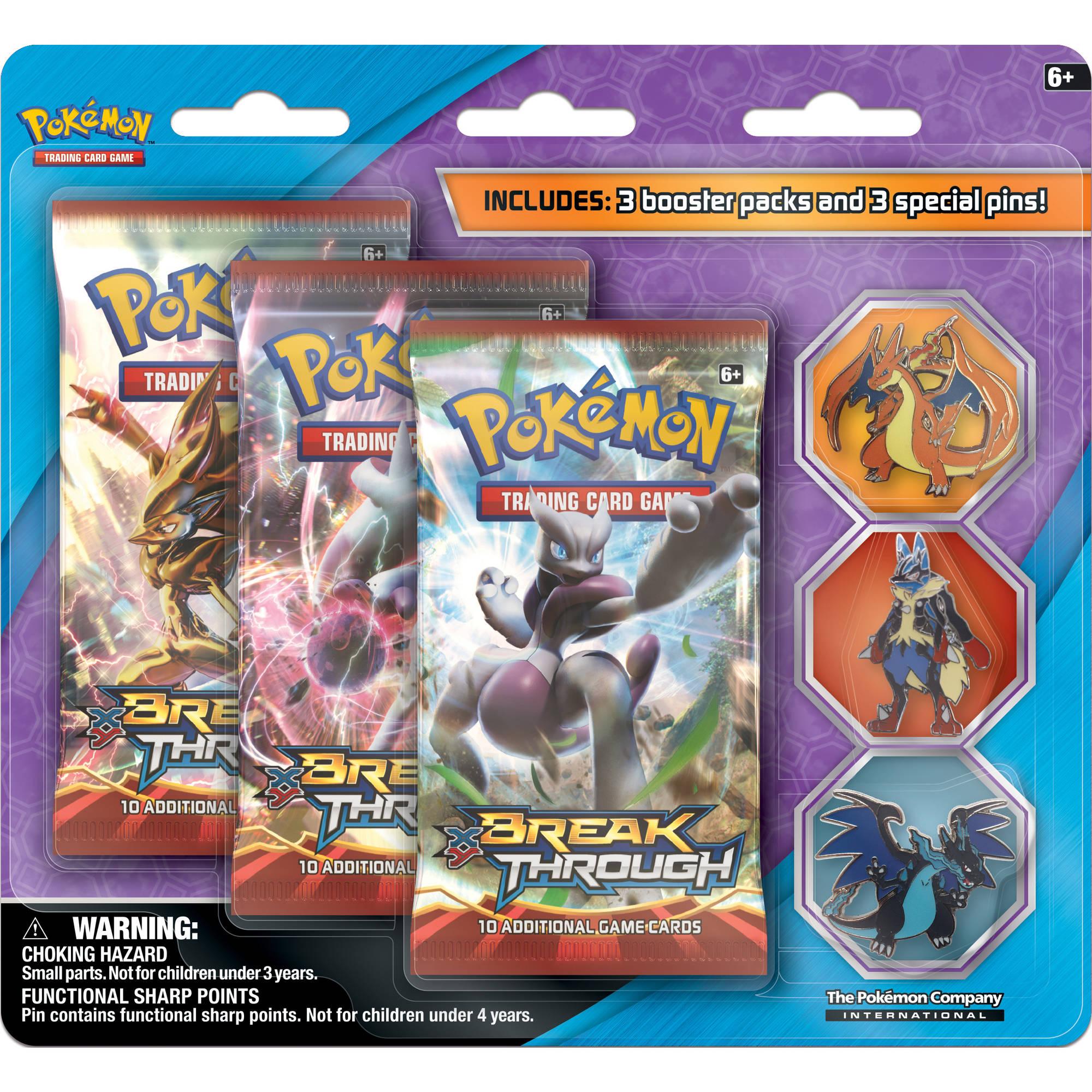 XY: BREAKthrough - Collector's Pin 3-Pack Blister (Mega Evolution) | GrognardGamesBatavia