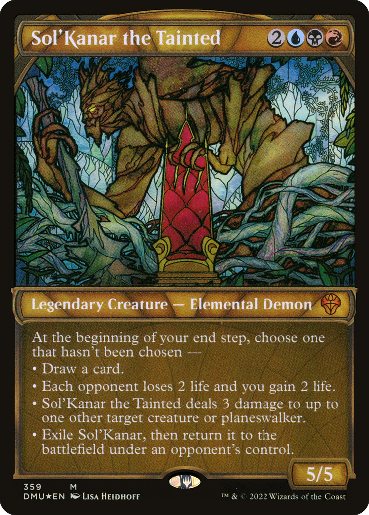 Sol'Kanar the Tainted (Showcase Textured) [Dominaria United] | GrognardGamesBatavia