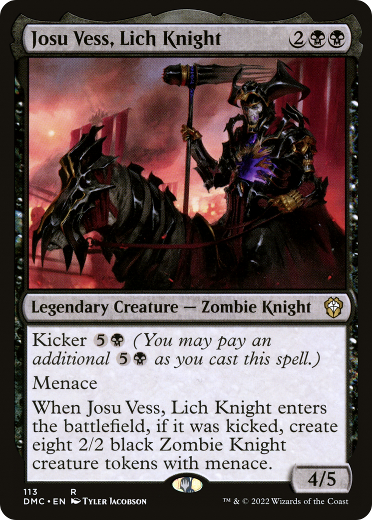 Josu Vess, Lich Knight [Dominaria United Commander] | GrognardGamesBatavia