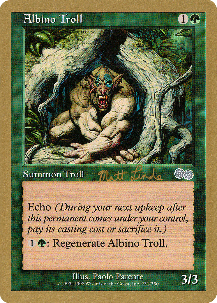 Albino Troll (Matt Linde) [World Championship Decks 1999] | GrognardGamesBatavia