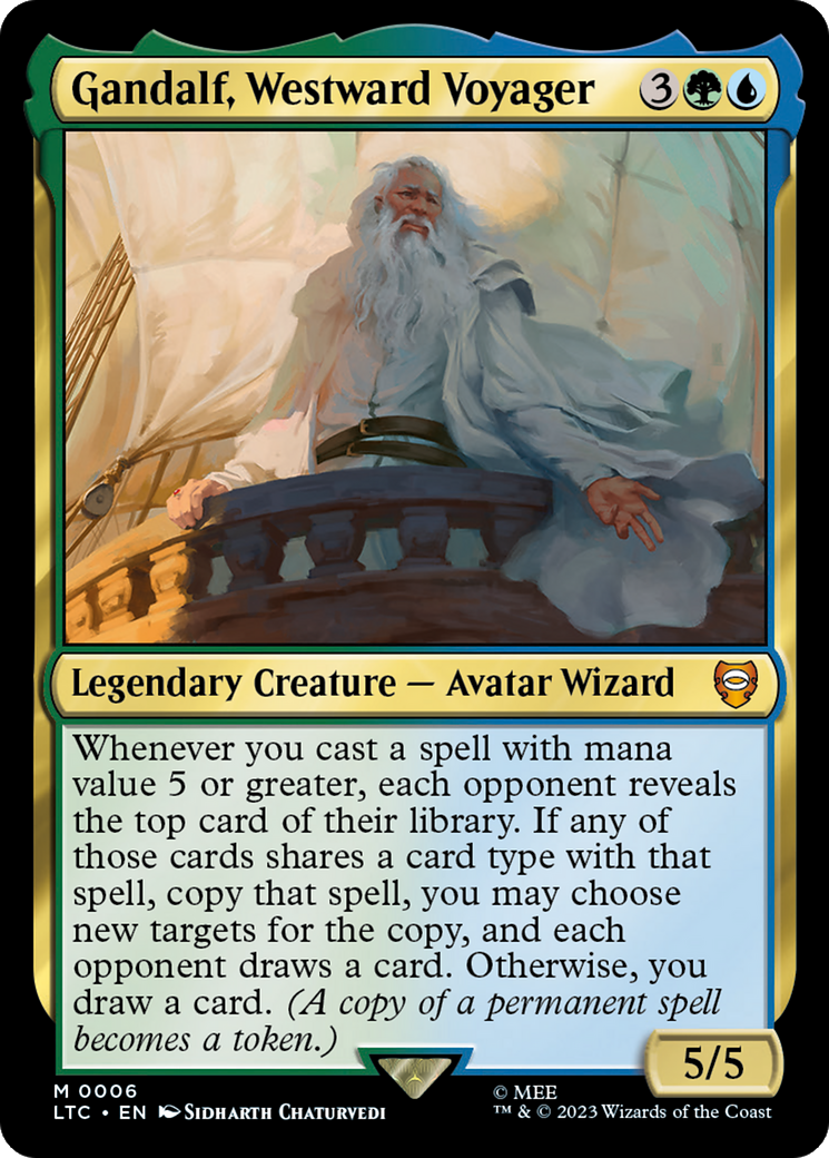 Gandalf, Westward Voyager [The Lord of the Rings: Tales of Middle-Earth Commander] | GrognardGamesBatavia