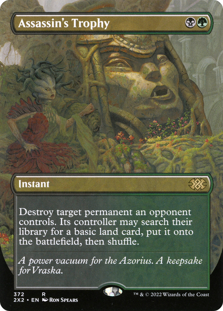 Assassin's Trophy (Borderless Alternate Art) [Double Masters 2022] | GrognardGamesBatavia