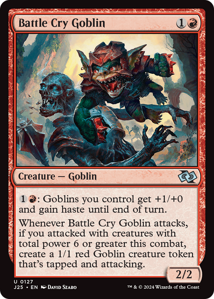 Battle Cry Goblin [Foundations Jumpstart] | GrognardGamesBatavia