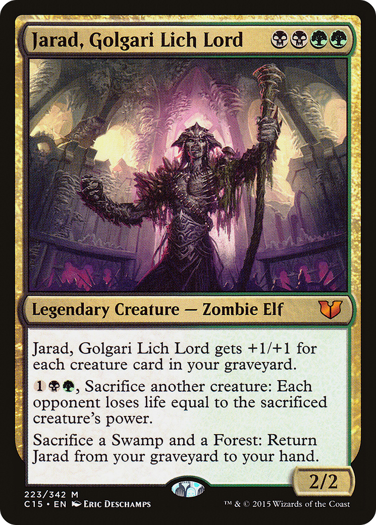Jarad, Golgari Lich Lord [Commander 2015] | GrognardGamesBatavia
