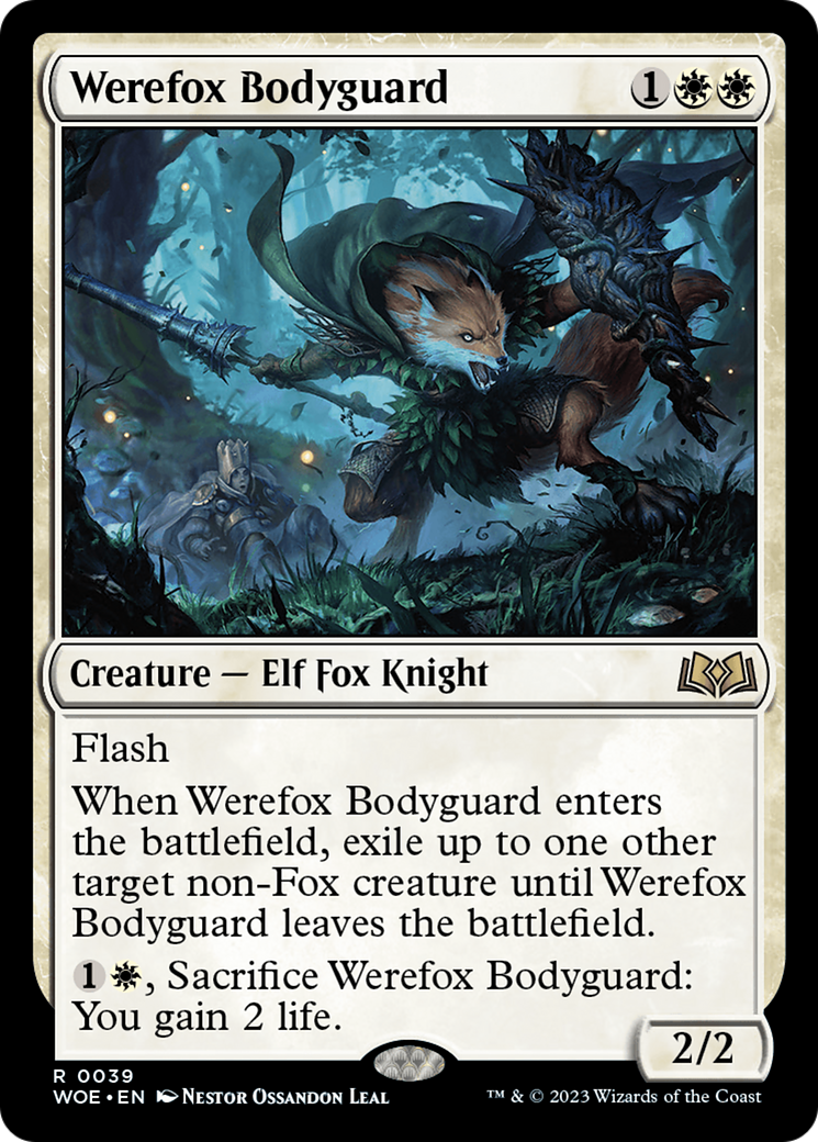 Werefox Bodyguard [Wilds of Eldraine] | GrognardGamesBatavia