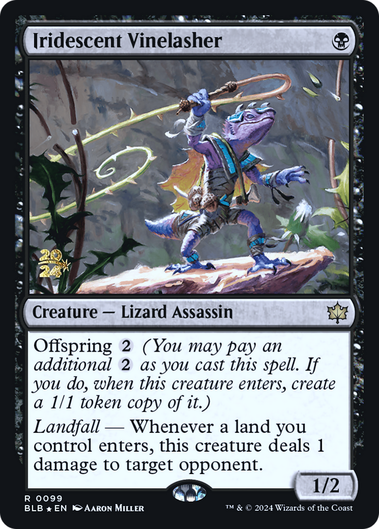 Iridescent Vinelasher [Bloomburrow Prerelease Promos] | GrognardGamesBatavia