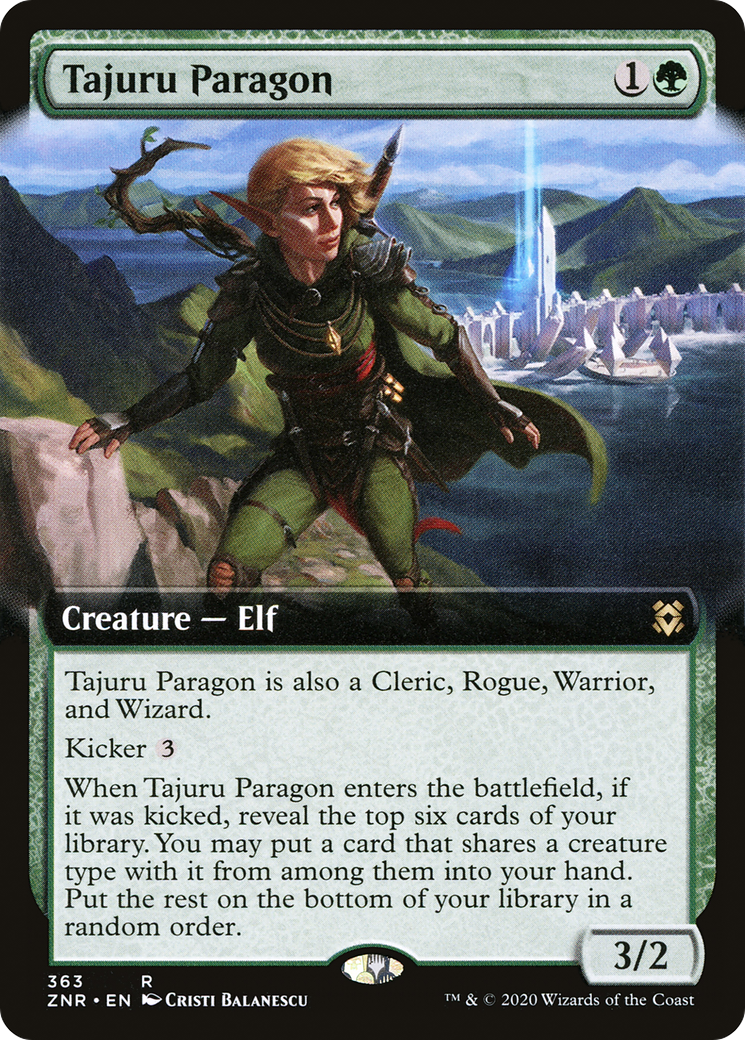 Tajuru Paragon (Extended Art) [Zendikar Rising] | GrognardGamesBatavia