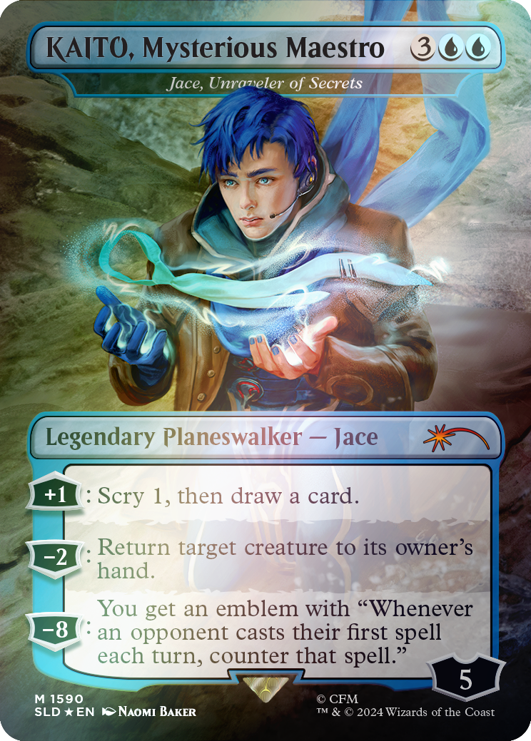 KAITO, Mysterious Maestro - Jace, Unraveler of Secrets (Rainbow Foil) [Secret Lair Drop Series] | GrognardGamesBatavia