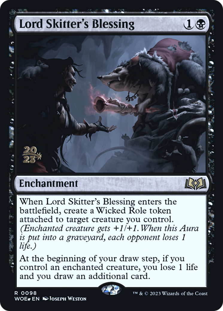 Lord Skitter's Blessing [Wilds of Eldraine Prerelease Promos] | GrognardGamesBatavia