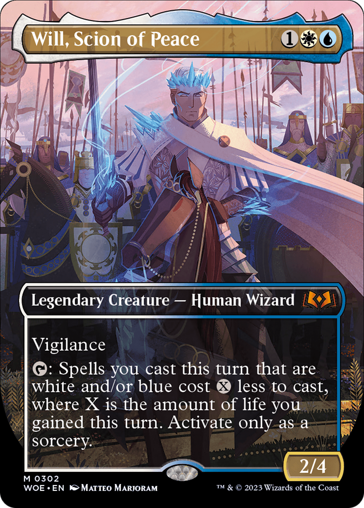 Will, Scion of Peace (Borderless Alternate Art) [Wilds of Eldraine] | GrognardGamesBatavia