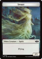 Angel // Spirit Double-Sided Token [Tarkir: Dragonstorm Commander Tokens] | GrognardGamesBatavia