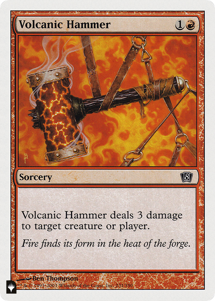 Volcanic Hammer [The List Reprints] | GrognardGamesBatavia