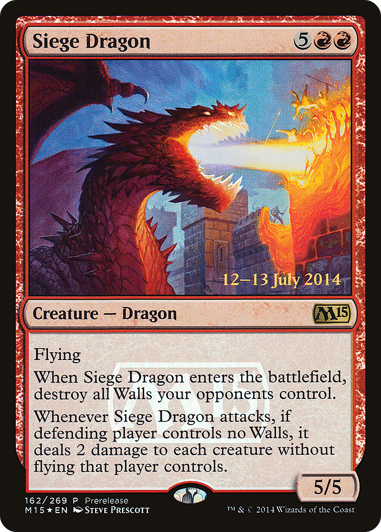 Siege Dragon [Magic 2015 Promos] | GrognardGamesBatavia