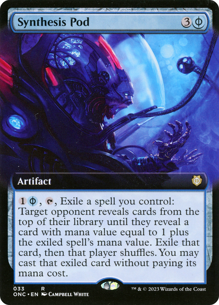 Synthesis Pod (Extended Art) [Phyrexia: All Will Be One Commander] | GrognardGamesBatavia