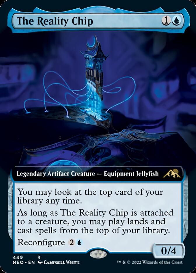 The Reality Chip (Extended Art) [Kamigawa: Neon Dynasty] | GrognardGamesBatavia