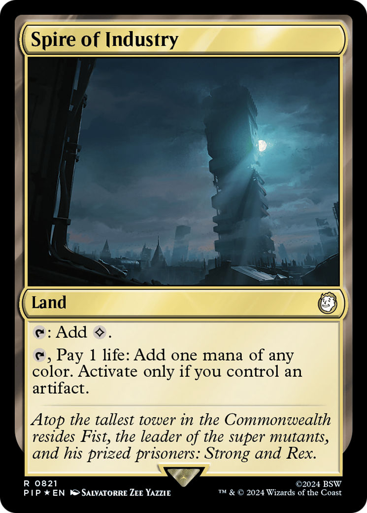 Spire of Industry (Surge Foil) [Fallout] | GrognardGamesBatavia