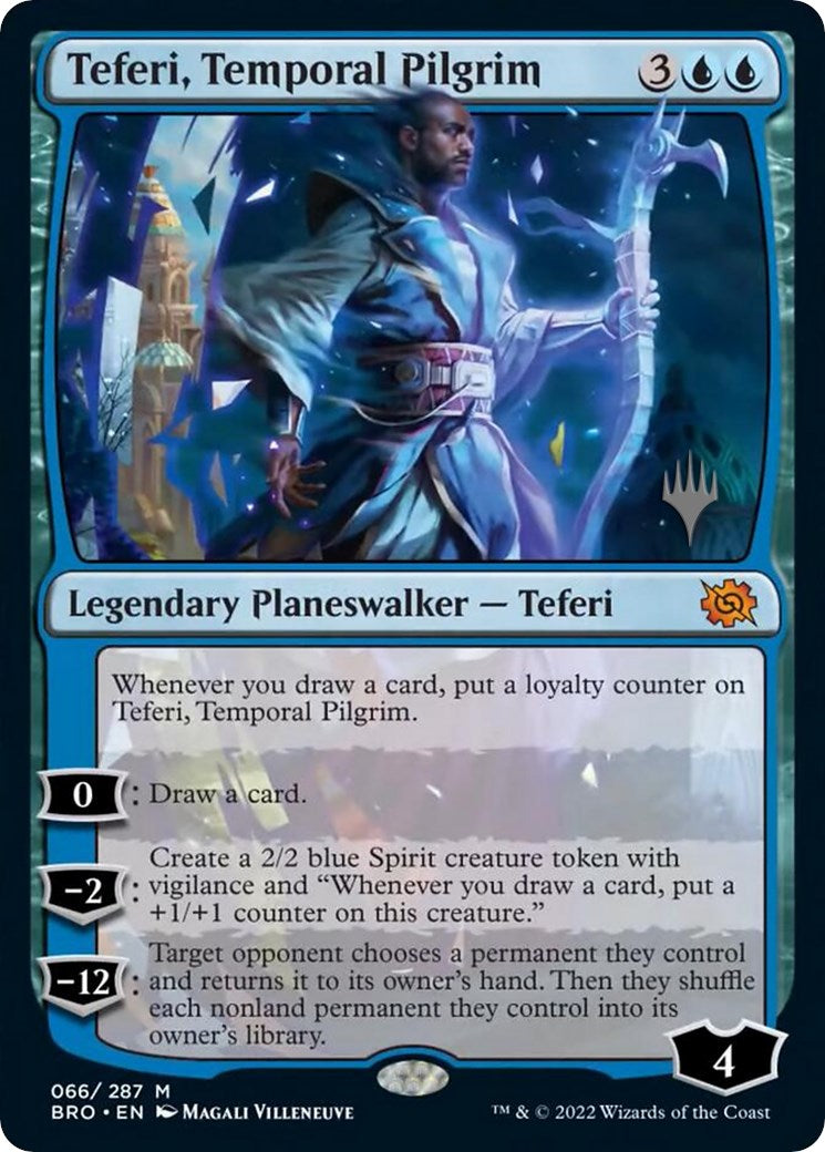 Teferi, Temporal Pilgrim (Promo Pack) [The Brothers' War Promos] | GrognardGamesBatavia