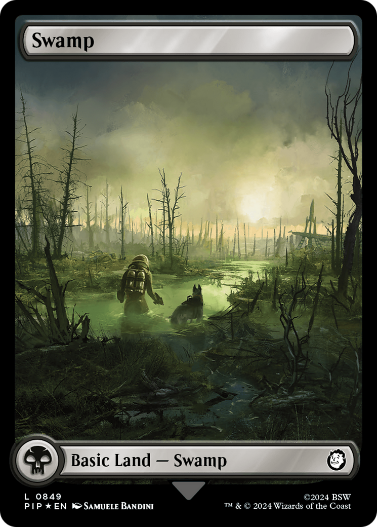 Swamp (0849) (Surge Foil) [Fallout] | GrognardGamesBatavia