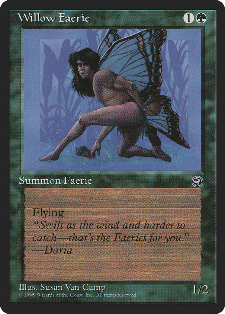 Willow Faerie (Gulsen Flavor Text) [Homelands] | GrognardGamesBatavia