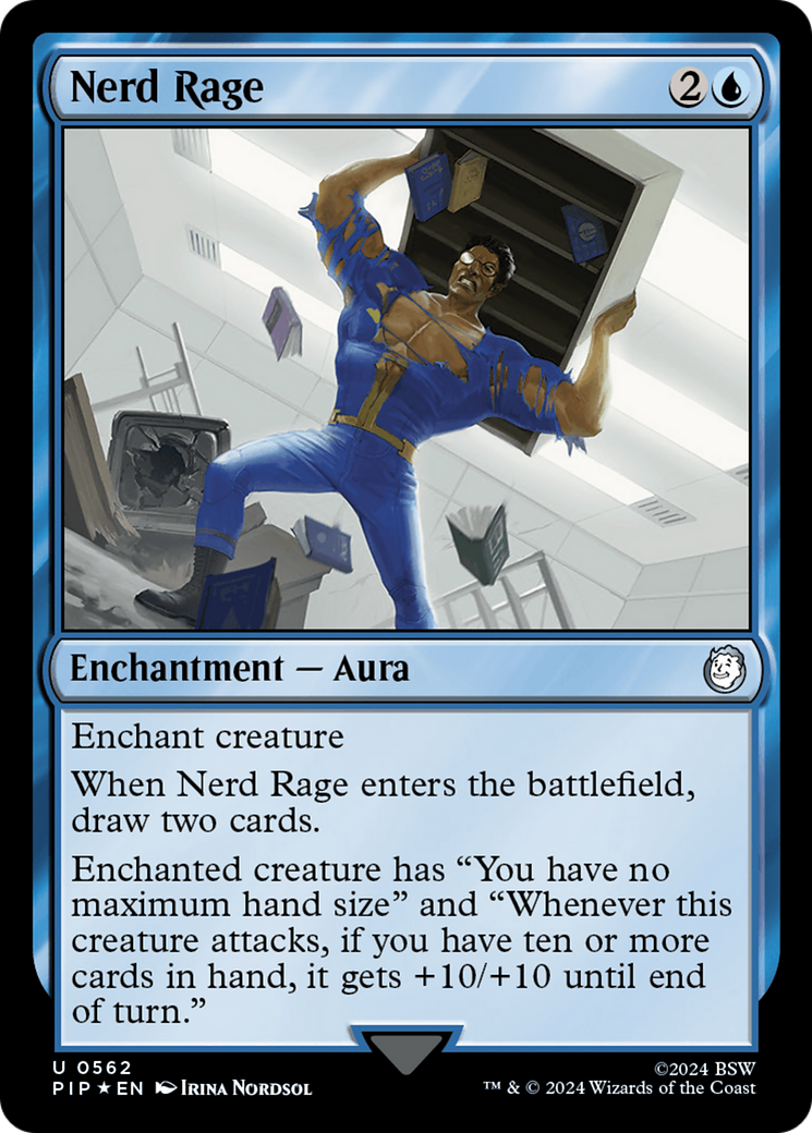 Nerd Rage (Surge Foil) [Fallout] | GrognardGamesBatavia