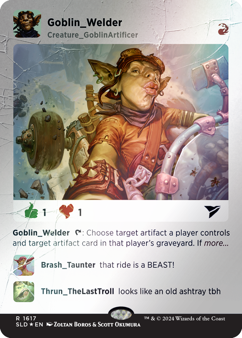 Goblin Welder (Rainbow Foil) [Secret Lair Drop Series] | GrognardGamesBatavia