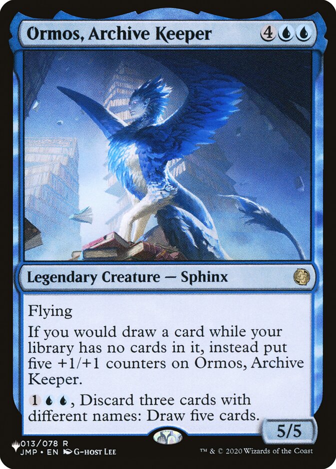 Ormos, Archive Keeper [The List] | GrognardGamesBatavia