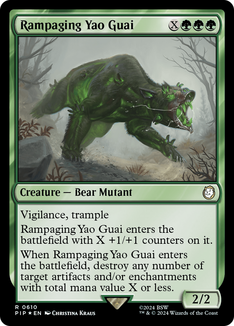 Rampaging Yao Guai (Surge Foil) [Fallout] | GrognardGamesBatavia